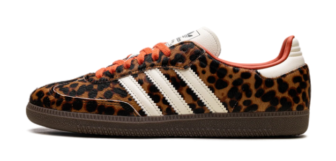 Women's adidas Samba OG "Leopard / Cream Orange" JI2734