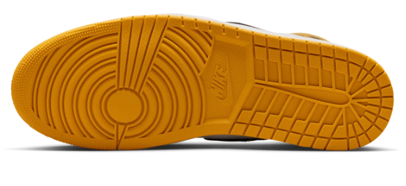 Air Jordan 1 Retro High OG Men's Sneakers – Yellow Ochre / Black / White