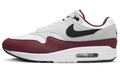 Nike Air Max 1 'Dark Team Red' Sneakers – White / Grey / Burgundy
