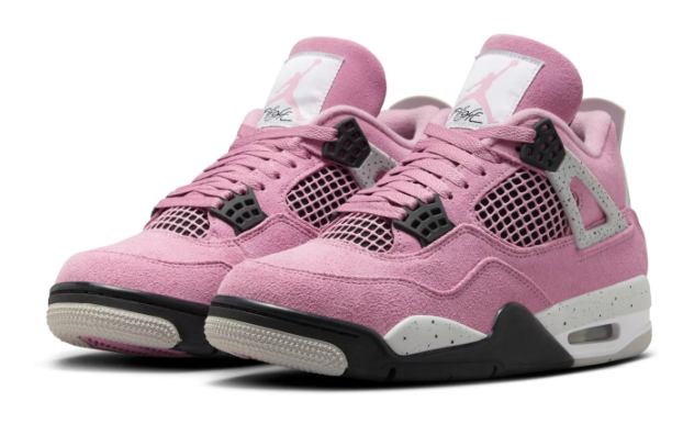 Air Jordan 4 Retro “Orchid” Women's Sneakers – Pink & Cement Grey | AQ9129-501
