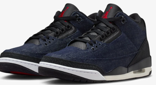 Jordan x Levi's® Air Jordan 3 Retro Sneakers - Indigo / Gym Red