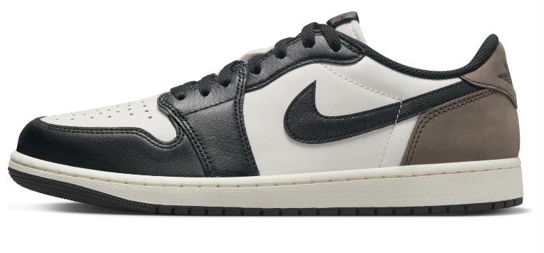 Air Jordan 1 Low OG “Mocha” – White, Black & Brown | CZ0790-102