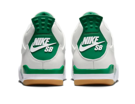 Air Jordan 4 Retro SB “Pine Green” – White / Pine Green / Light Grey