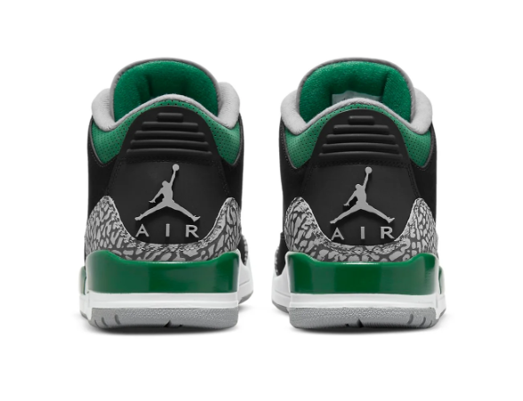Air Jordan 3 Retro “Pine Green” – Black / Pine Green / Cement Grey
