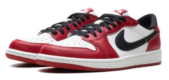 Air Jordan 1 Low OG “Chicago” (2025) – Red, White & Black | HQ6998-600