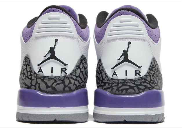 Air Jordan 3 Retro “Dark Iris” – White / Purple / Grey
