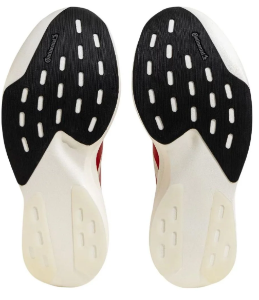 adidas Adizero EVO SL Running Shoes – White & Red | JS1182