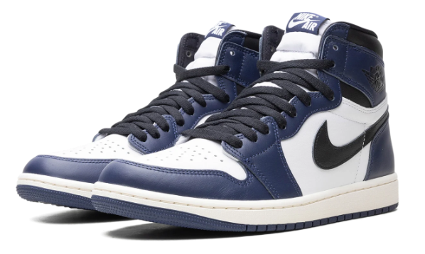 Air Jordan 1 Retro High OG “Midnight Navy” – White / Navy / Black
