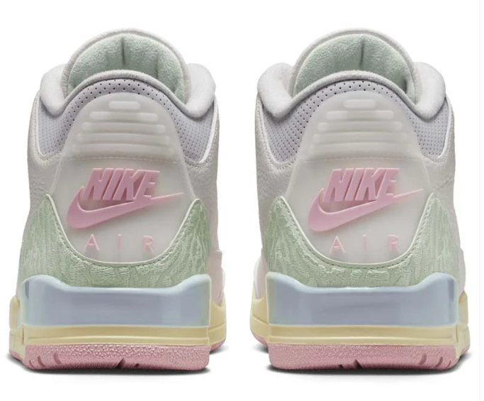Air Jordan 3 Retro OG 'Spring Is In The Air' Sneakers – Sail / Jade Aura