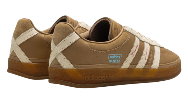 adidas Gazelle Indoor Bad Bunny x Lionel Messi – Tan & Cream