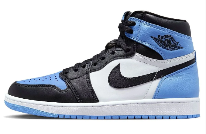 Air Jordan 1 Retro High OG “UNC Toe” – University Blue / Black / White