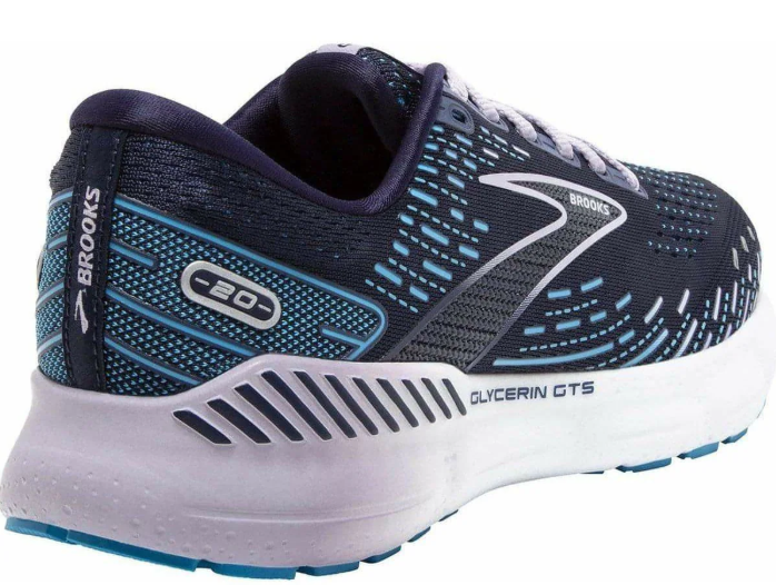 Brooks Glycerin GTS 20 Women's Running Shoes – Navy & Blue