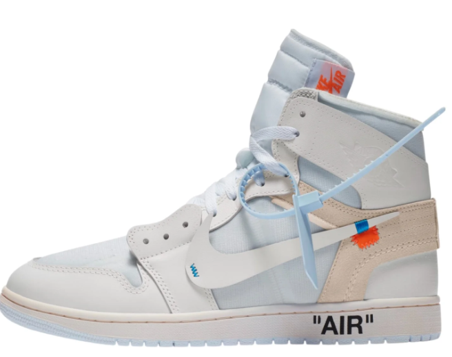 Air Jordan 1 Retro High Virgil Abloh Archive “Alaska” – White | AA3834-100