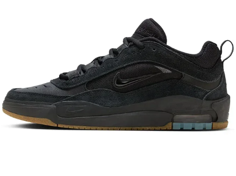 Nike SB Air Max Ishod Wair Skate Shoes, Black / Gum