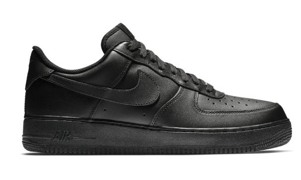 Nike Air Force 1 '07 'Triple Black' Men's Sneakers