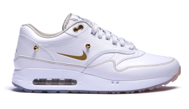 Nike Air Max 1 '86 OG White / Gold-Tone Sneakers
