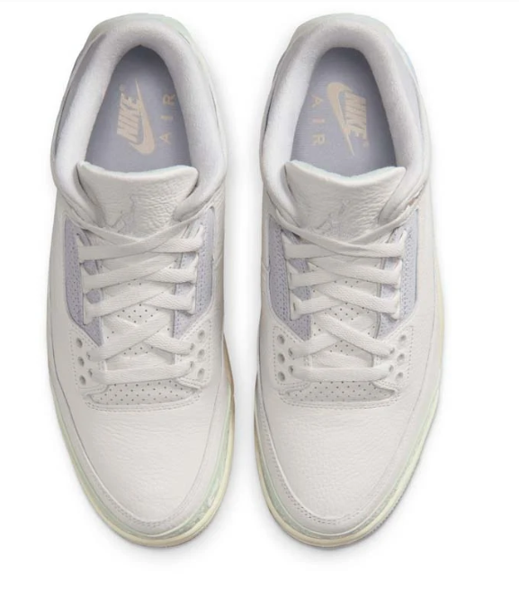 Air Jordan 3 Retro OG 'Spring Is In The Air' Sneakers – Sail / Jade Aura
