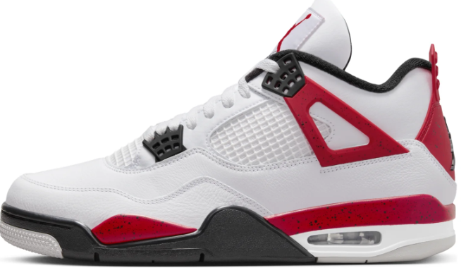 Air Jordan 4 Retro “Red Cement” – White / Fire Red / Black