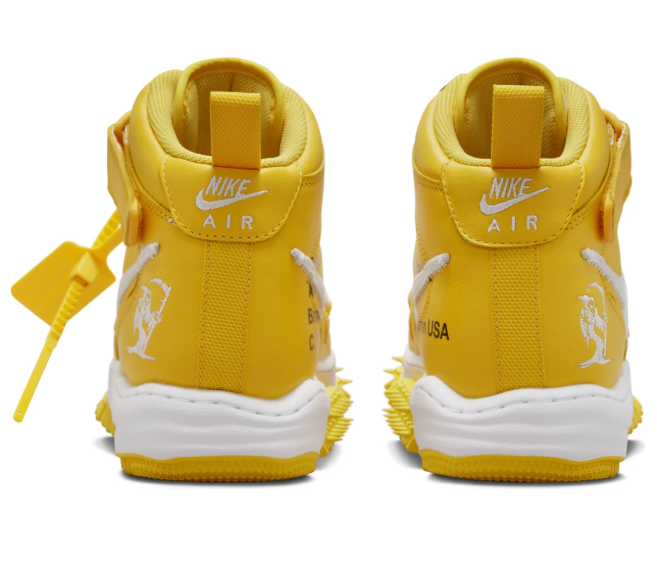 Nike x Off-White Air Force 1 Mid SP – Varsity Maize – DR0500-101