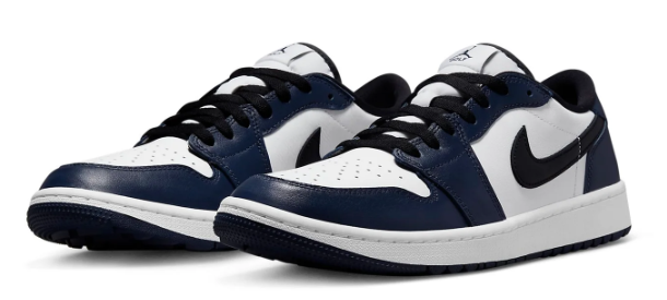 Air Jordan 1 Retro Low Golf “Midnight Navy” – White / Navy / Black