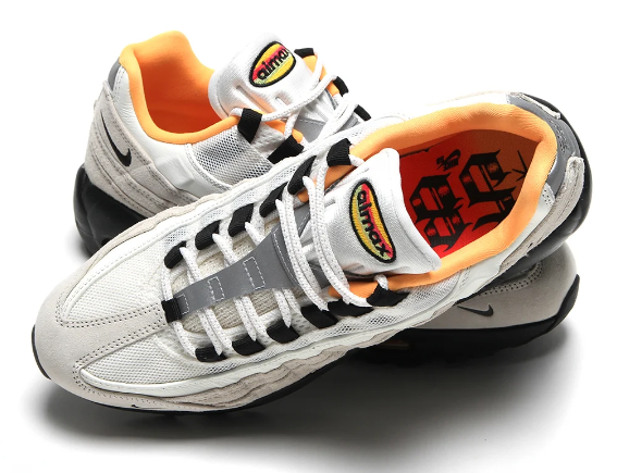 Nike Air Max 95 “FC Pack” – Off-White, Black & Orange