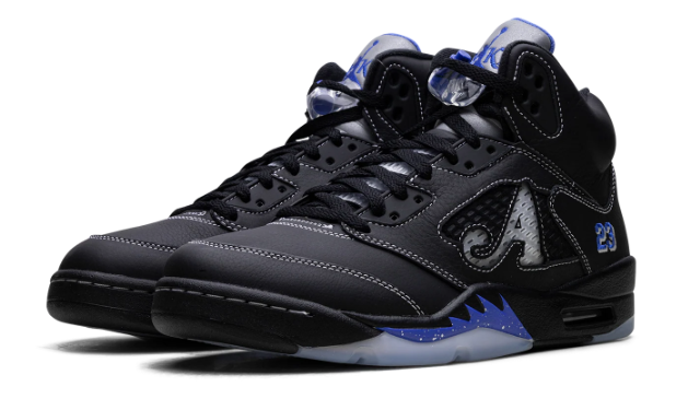 Awake NY x Air Jordan 5 'Racer Blue' Sneakers – Black / Blue / Grey