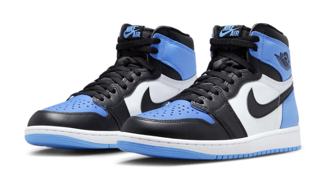 Air Jordan 1 Retro High OG “UNC Toe” – University Blue / Black / White