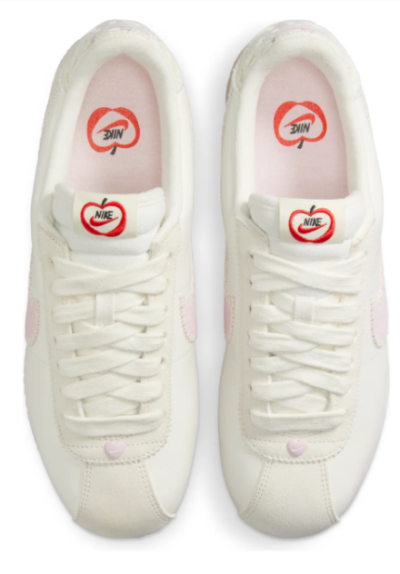 Nike Cortez Women's “Valentine's Day 2025” – Sail & Pink Foam – HV6012-161