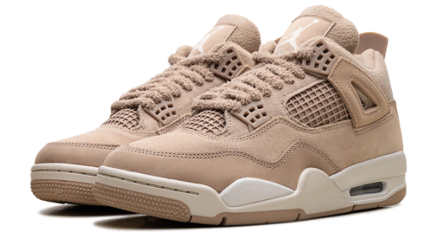 Air Jordan 4 'Cozy Girl' Women's Sneakers – Hemp / Light Orewood Brown