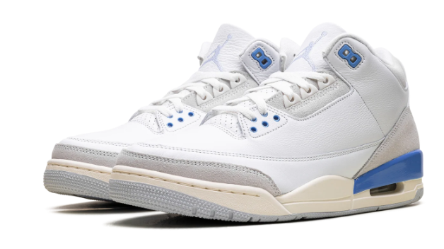 Air Jordan 3 “Lucky Shorts” – White & Carolina Blue