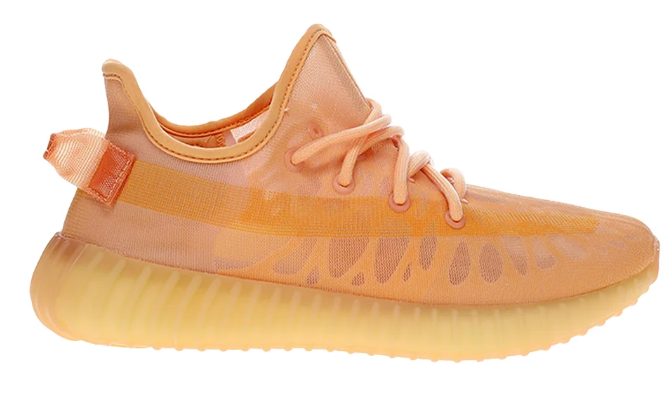 adidas Yeezy Boost 350 V2 Men's Sneakers – Peach Orange & Pale Yellow
