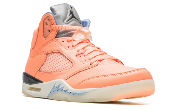 DJ Khaled x Air Jordan 5 Retro 'Crimson Bliss' Sneakers – Coral Pink / Light Blue
