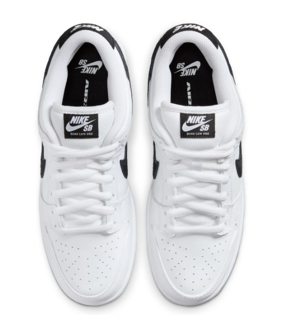 Nike SB Dunk Low Pro, White / Black