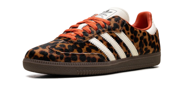 Women's adidas Samba OG "Leopard / Cream Orange" JI2734
