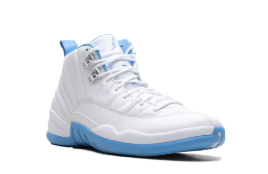 Air Jordan 12 “Melo” (2025) – White / Light Blue