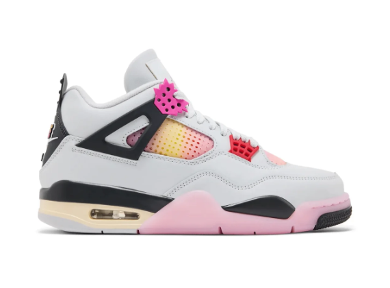 Air Jordan 4 Retro “Comic” – Off-White, Pink & Black
