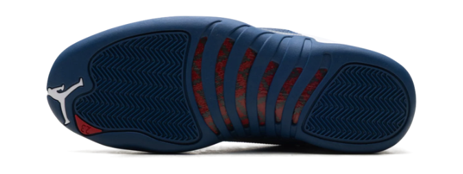 Air Jordan 12 “French Blue” Sneakers – White / French Blue