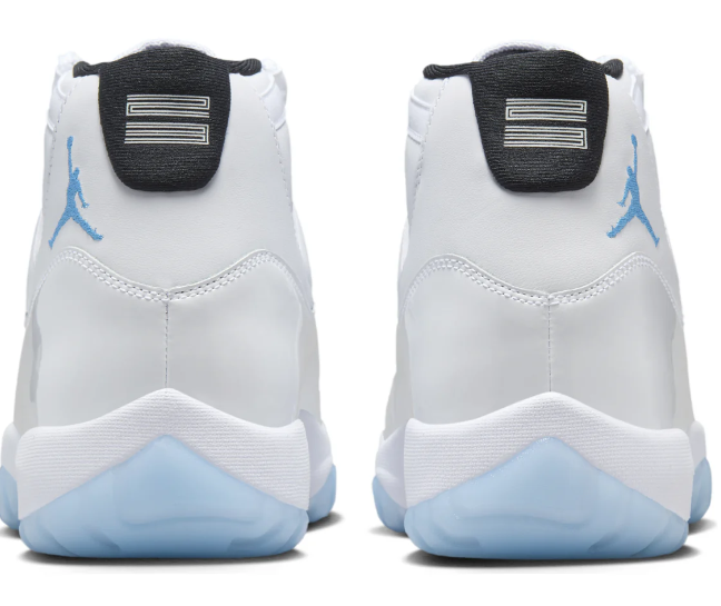 Air Jordan 11 'Legend Blue' Sneakers – White / Light Blue / Black