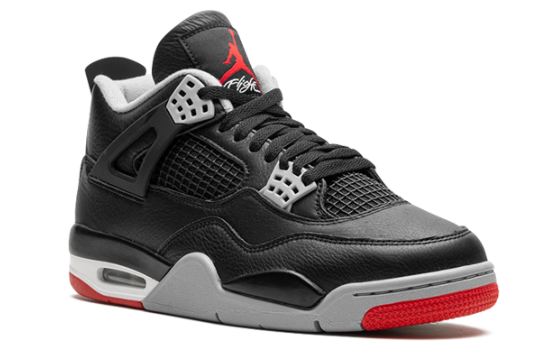 Air Jordan 4 “Bred Reimagined” (2024) – Black / Red / Cement Grey