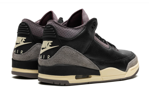 A Ma Maniére x Air Jordan 3 Women’s “While You Were Sleeping” – Black / Flat Pewter / Violet Ore