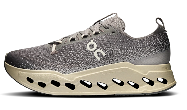 On Cloudsurfer Max Men's Running Shoes – Gray / Cream