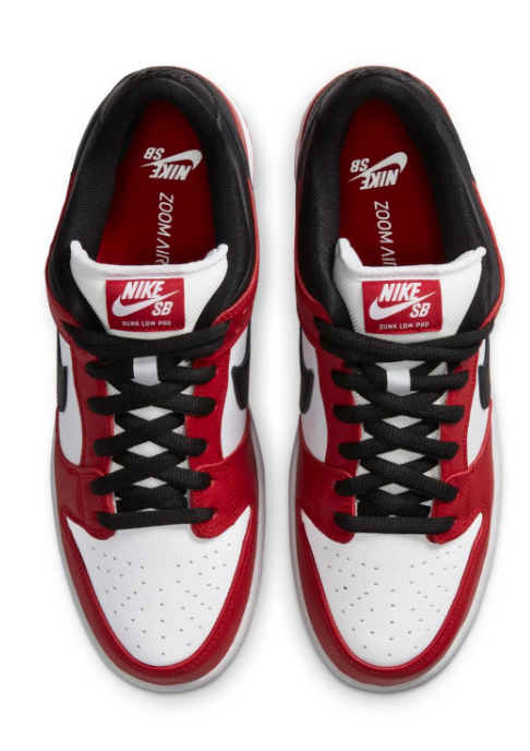 Nike SB Dunk Low 'J-Pack Chicago' – Red / White / Black