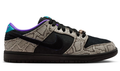 Nike SB Dunk Low x Dashawn Jordan "Copperhead" Black / Fierce Purple