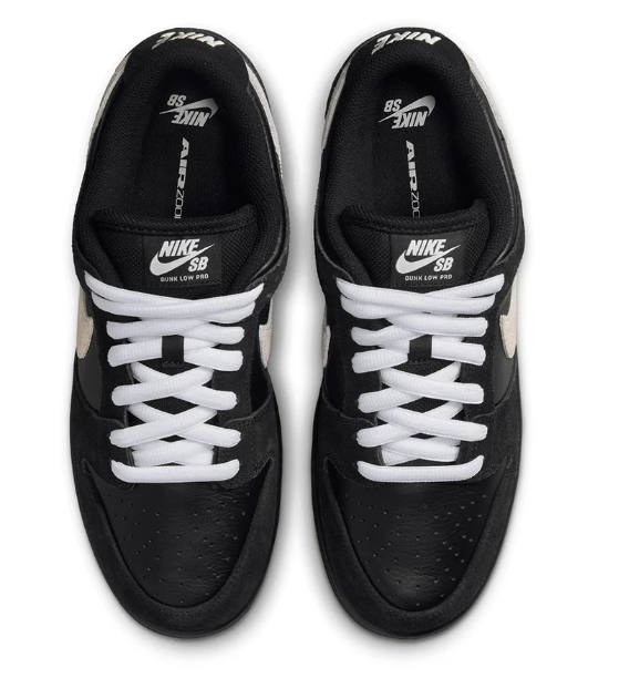 Nike SB Dunk Low Pro, Black / White / Gum