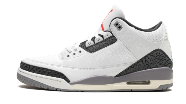 Air Jordan 3 “Cement Grey” – White / Grey / Black