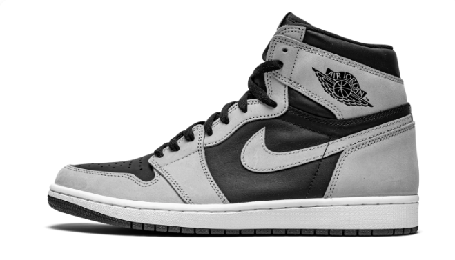 Air Jordan 1 High OG “Shadow 2.0” – Black & Grey | 555088-035